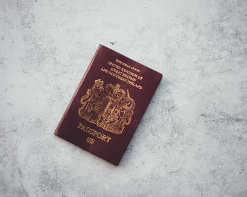 Picture of a British Passport