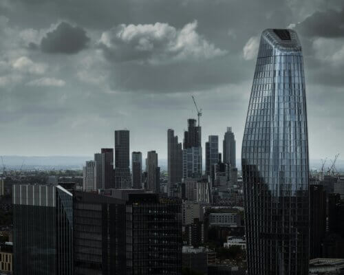 Photo of city skyline