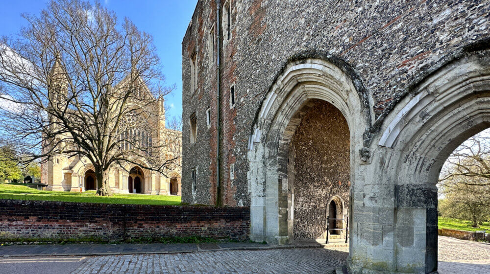 St Albans Cathedral Side view
